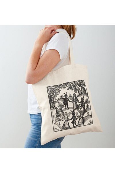 GİFTORA Dance With The Devil Raw Cloth Bag