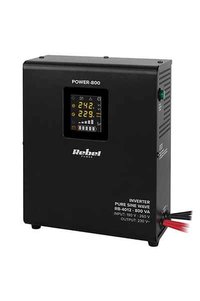 Rebel Thermal Power Station UPS Pure Sine 800Va 500W 12V
