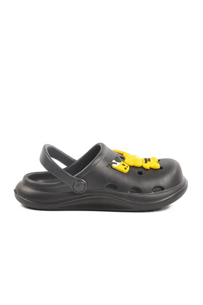 AYAKMOD Black Eva Lightweight Girl's Sabo Slippers 303 F