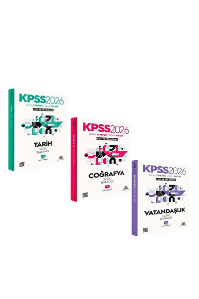 Marsis Yayınları Marsis Yayınları 2026 KPSS Tarih Coğrafya ve Vatandaşlık Sor...