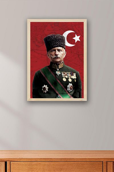 Saturn Fahrettin Pasha Framed Painting