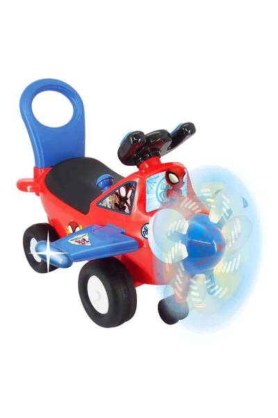 Kiddieland Sesli ve Işıklı Spidey Örümcek Pedalsız Bingit İlk Uçak