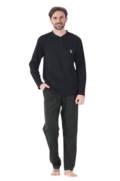 Estiva 100% Cotton Two Thread Long Sleeve Men's Pajamas Suit