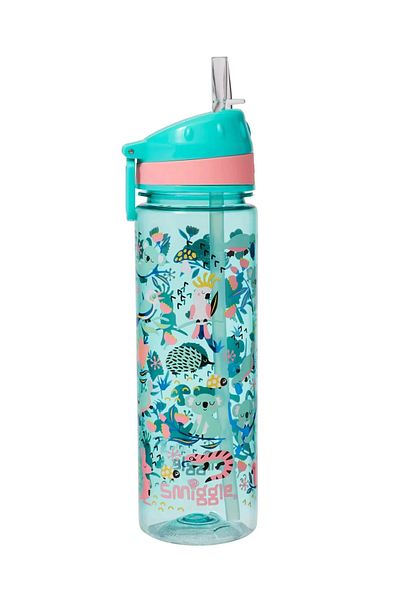 SMIGGLE - Hi There 650ml Bpa Free Drinker with Straw