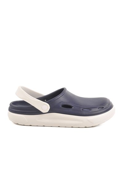 AYAKMOD Navy Blue Lightweight Eva Men's Sabo Slippers Cat m