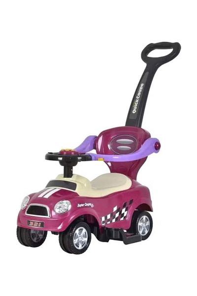 Cool Baby 3-In-1 Super Coupe Activity Ride On Car With Push Walker 84x43x84cm
