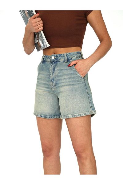 XBELLA DENİM Mini pantaloni scurți din denim pentru damă