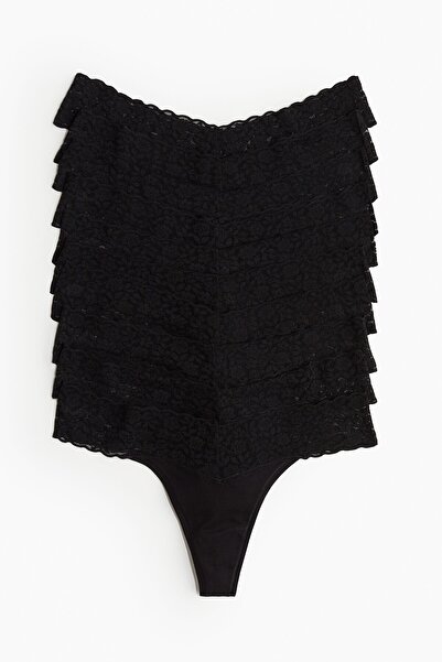 H&M 10'lu Dantel Thong Külot