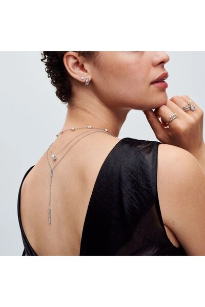 Pandora Colier cu perla de apa dulce Argint 925 - 45cm