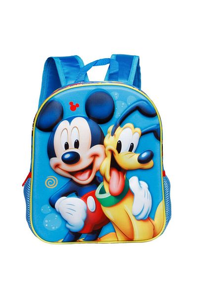 Disney Preschool backpack - Mickey and Pluto, 3D design, height 31 cm