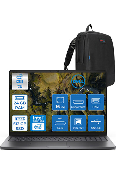 Dell Pro 16 Xcto Ultra 5 120U 24GB 512GB SSD 16" Fhd+ 300NIT WIN11HOME XCTOPR...