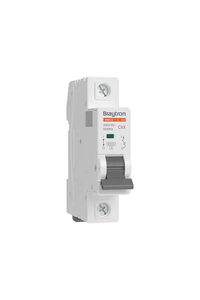 Braytron Automatic Circuit Breaker 1P 16A C 6kA BMG2-1