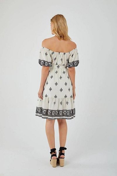 Mixray 4309 Rochie cu guler Madonna neagră