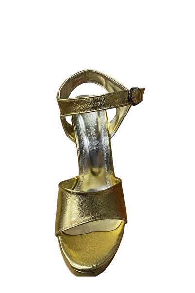 güven kundura Women's Patent Leather Platform Summer Evening Dress Shoes