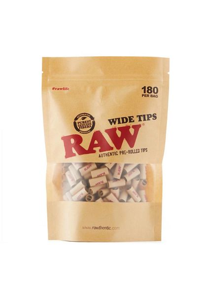 RAW Filtre Wide pre-rulate 7.2mm Punga x180, 18 X 7.2mm
