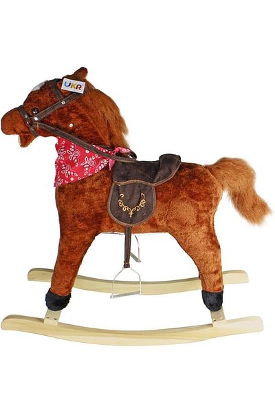 rexa Wooden Horse Hammock Rocker –Classic Ride-On Toy for Toddlers