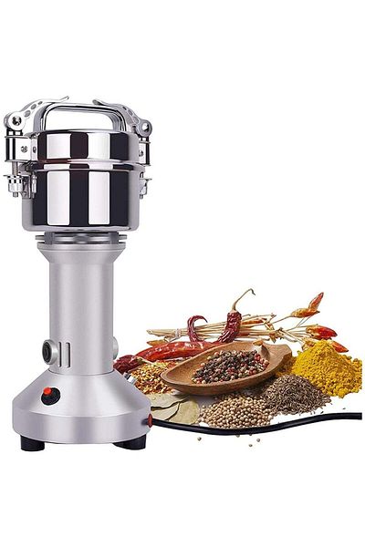 Denx Electric Grinder with 1200W Power – 200g Stainless Steel Capacity for Coffee, Spices, Grains,