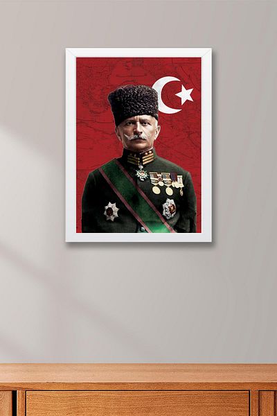 Saturn Fahrettin Pasha Framed Painting