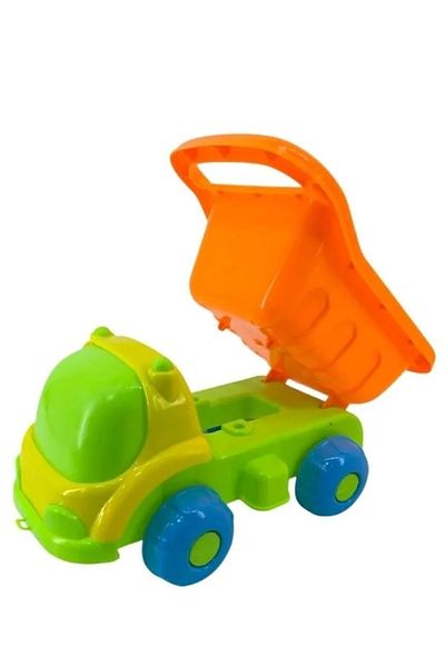 rexa Green & Orange Dump Truck Sand Toy Set | Kids Beach Bucket & Shovel Kit