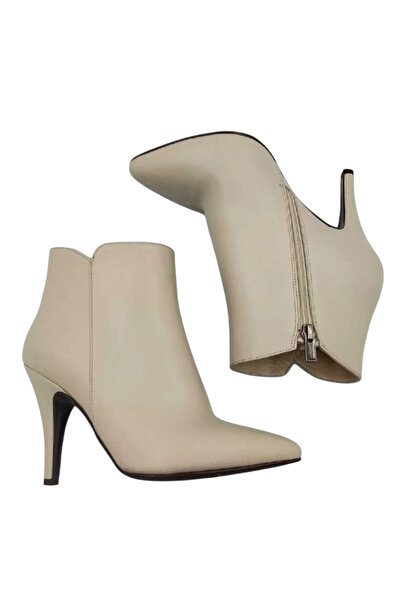 MelAlp Kadın Hakiki Deri İnce Topuklu Bot