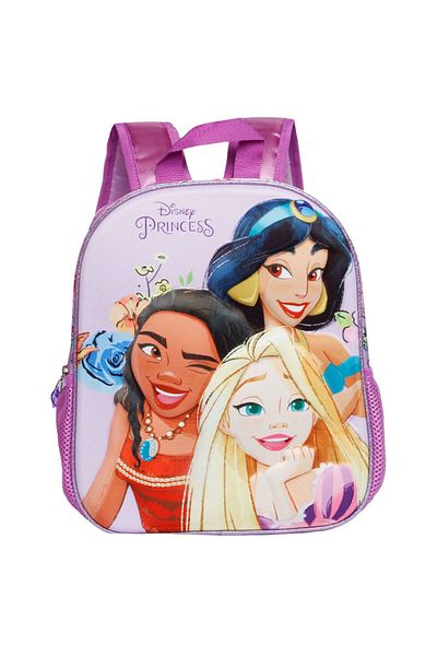 Disney Children's backpack - Princesses, multicolor 3D design, height 31 cm