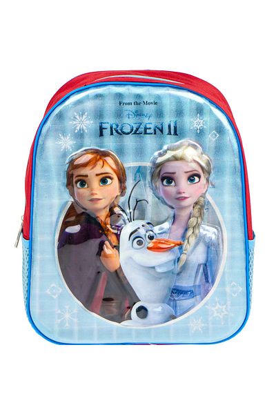 Disney Preschool backpack - Frozen 2 - Anna, Elsa and Olaf, 3D design, 32 x 25 x 9 cm
