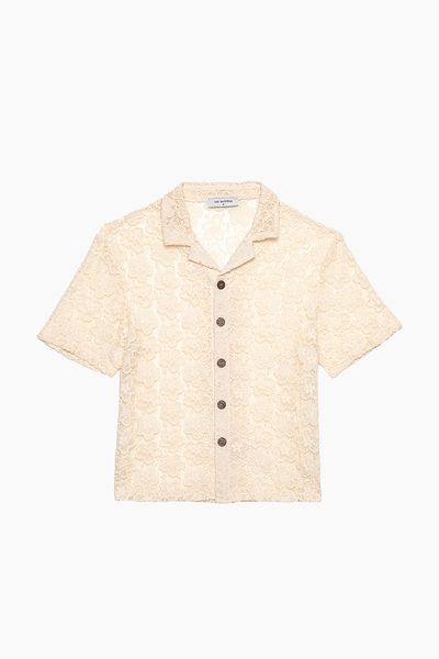 Cos Weirdos Bone Lace Shirt Lace Shirt