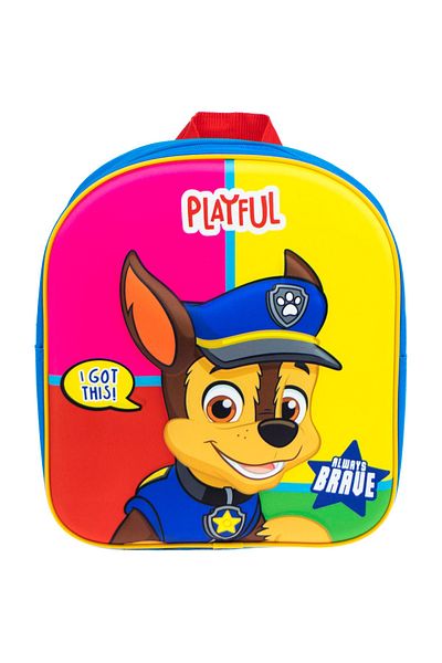 PAW PATROL Ghiozdan copii Paw Patrol - Playful, design 3D multicolor, inaltime 30 cm