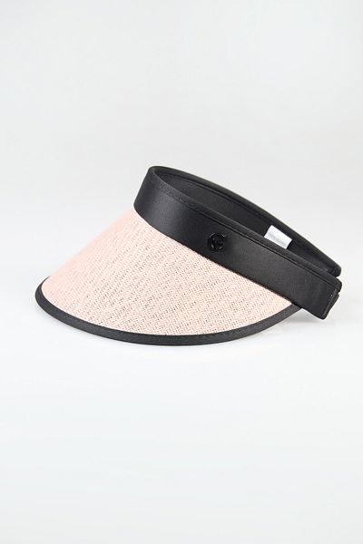 Fulla Moda G Letter Embroidered Visor Hat
