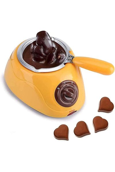 divendi-ro Electric appliance for melting chocolate or cheese, Set Fondue Chocolaterie