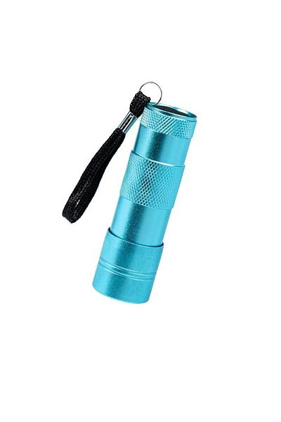 SOLLUXE Lampa unghii UV 12 LED-uri, portabila, pentru uscare rapida, turcoaz