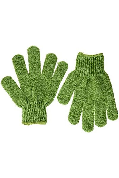 THE BODY SHOP Bath Gloves - Green, One Size, Bamboo