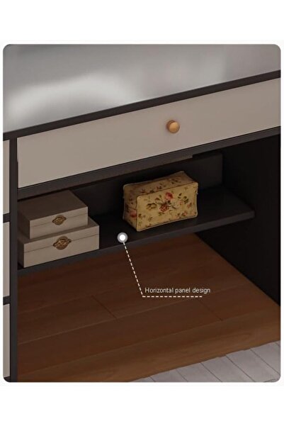 Generic Multifunctional Makeup Vanity Dressing Table with Drawers 80 CM