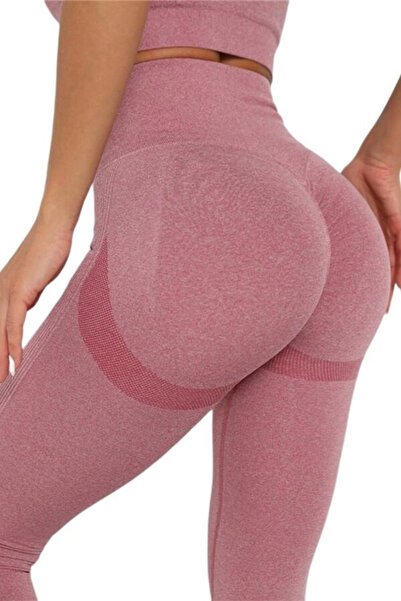 OEM Women's Push-up Tights, Pink