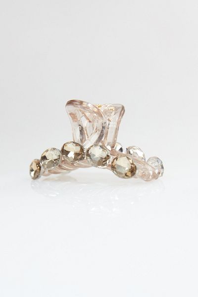 Fulla Moda Small Latch Buckle with Stone
