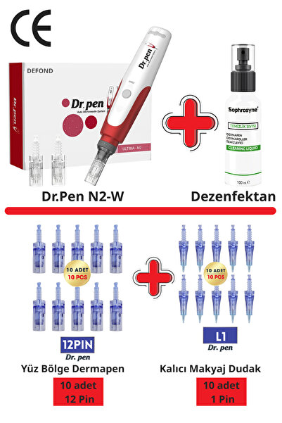 Dr.Pen Auto Microneedle System Dr.pen N2-W Kablosuz Dermapen-Kalıcı makyaj Ci...