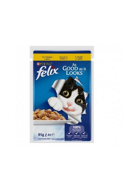 PURINA NESTLE Purina Felix Adult Chicken As Good As It Looks - Pack of 12 - 85g