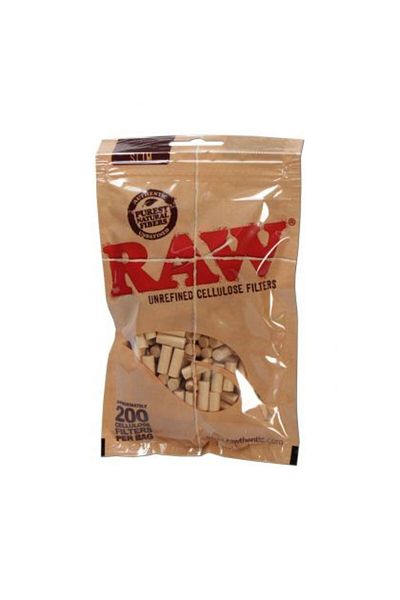RAW Filtre din Celuloza nealbite Slim 6mm Punga x200