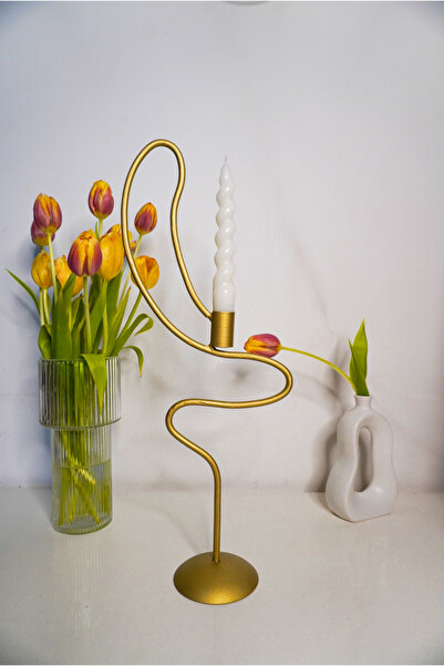 fromro Κηροπήγιο Giulia, ματ χρυσό