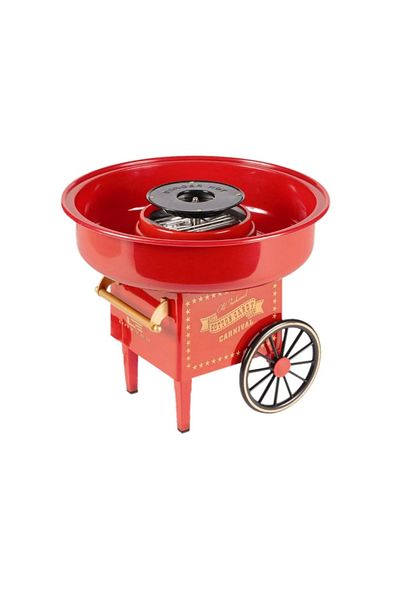 divendi-ro Electric cotton candy maker, power 500W, red