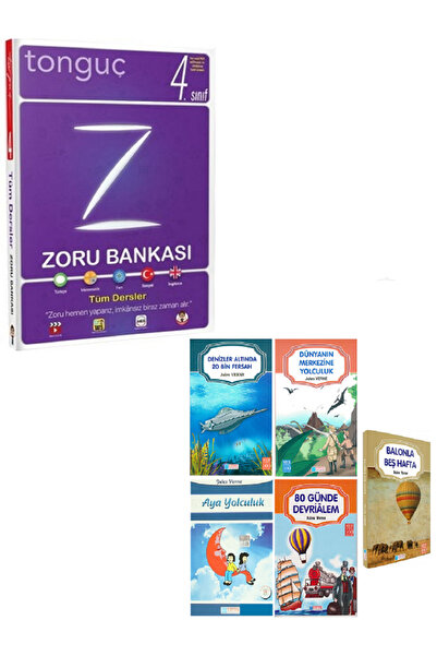 Mavi Boncuk 4.Sınıf Tonguç Zoru Bankası Tüm Dersler Soru Bankası + Jules Vern...