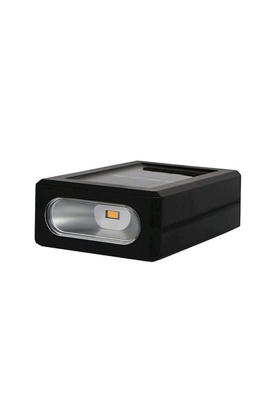 OEM Solar Lamp 300mAh, Moisture Resistant IP65, 10 lm, Color Temperature 6000K, ABS, Black