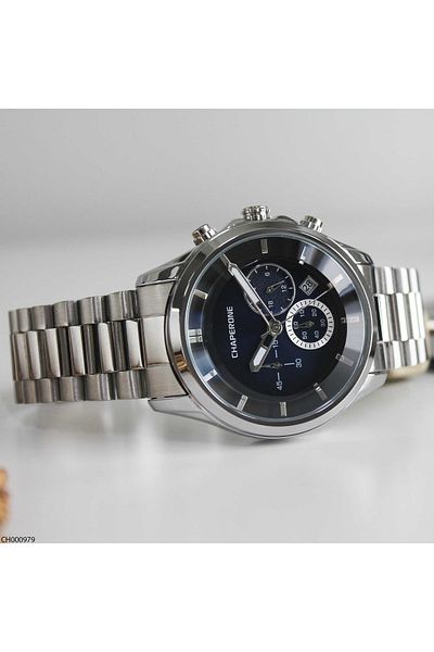 Chaperone Ch000979 Men's Wrist Watch with Steel Band
