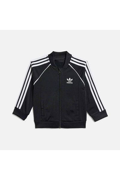 adidas طقم بدلة رياضية سوداء من Sst Tracksuit Ix7622