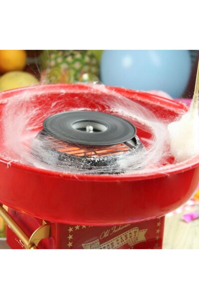 divendi-ro Electric cotton candy maker, power 500W, red