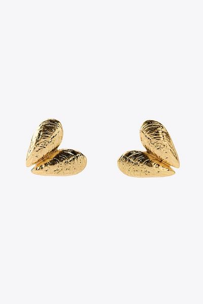My Joyas Design Zr Model Double Winged Mussel Earrings