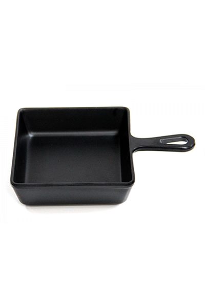 Raki Mini square melamine pan type tray presentation