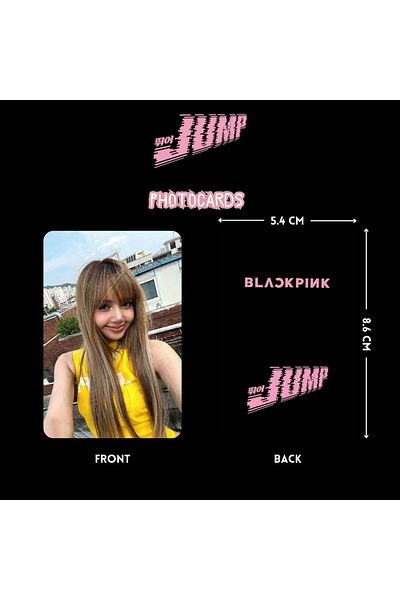 Kpop Dünyasi Blackpink''Jump'' Photocards Set