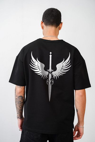 king brich Μπλουζάκι Unisex με στάμπα με σπαθί