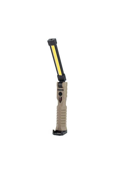 SOLLUXE Lanterna de lucru COB LED cu acumulator, 400 lm, IPX4, portabila si rabatabila 360 grade, cu magnet,